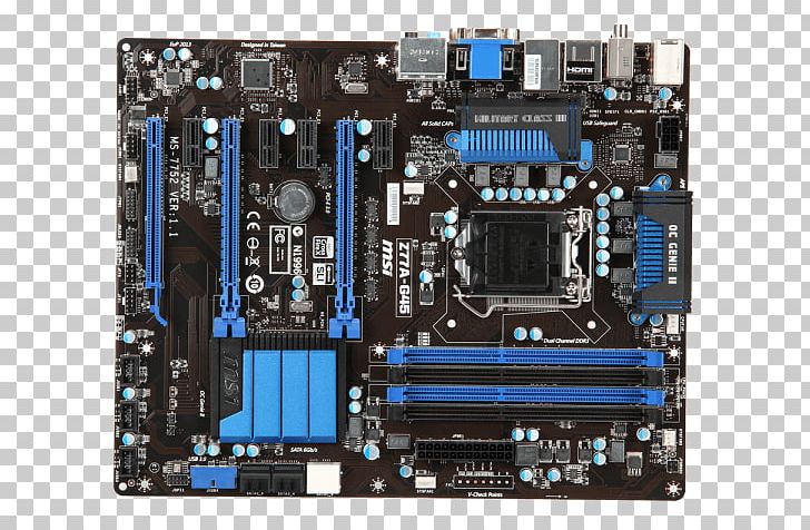 Intel LGA 1155 For Msi Ms-7752 Laptop Motherboard Z77A-G45 Ver:1.1 Skt 1155 Ddr3 100% ATX PNG, Clipart, Atx, Celeron, Computer Component, Computer Hardware, Cpu Free PNG Download