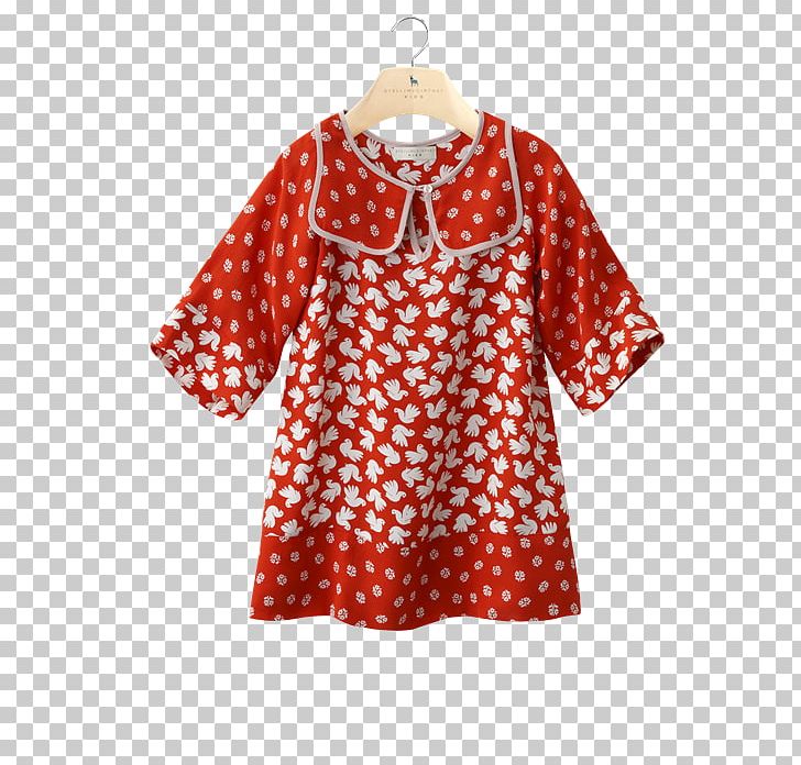 Polka Dot Sleeve Dress Children's Clothing PNG, Clipart,  Free PNG Download
