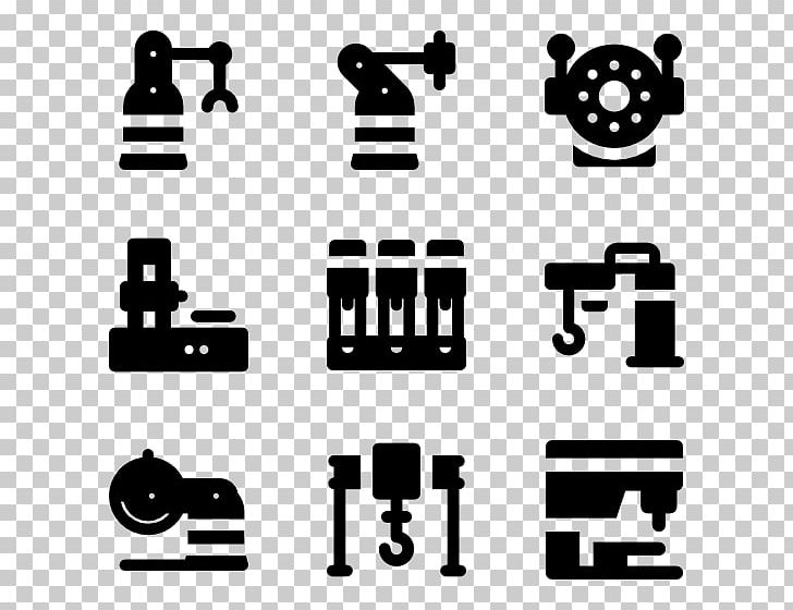 Computer Icons Machine PNG, Clipart, Angle, Area, Black, Black And White, Brand Free PNG Download