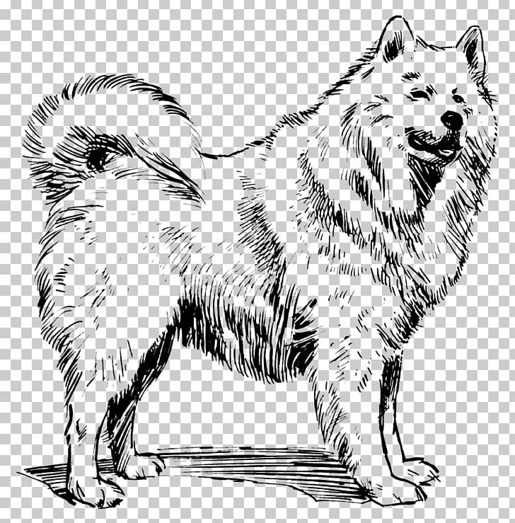Samoyed Dog Alaskan Malamute Akita Dog Breed PNG, Clipart, Akita, Ancient Dog Breeds, Artwork, Black And White, Breed Free PNG Download