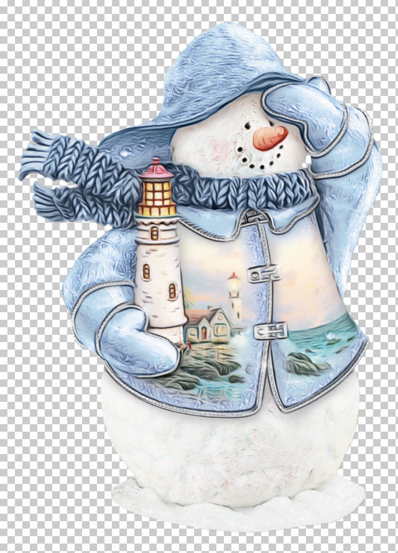 Snowman PNG, Clipart, Figurine, Paint, Snowman, Statue, Watercolor Free PNG Download