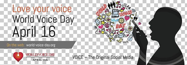 World Voice Day 16 April Human Voice Otorhinolaryngologist Fashion Technology Accelerator PNG, Clipart, 16 April, Brand, Communication, English, Footwear Free PNG Download