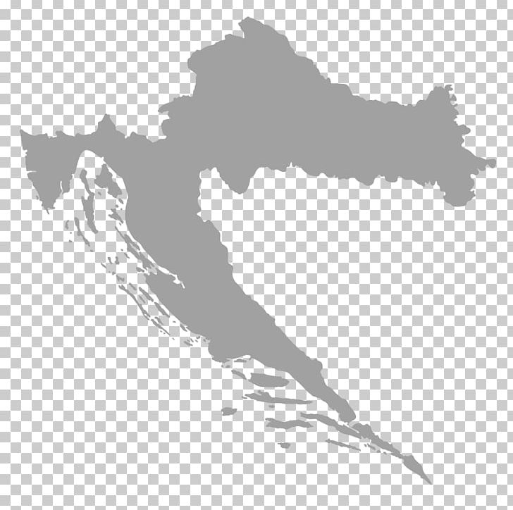 Croatia Map PNG, Clipart, Black, Black And White, Blank Map, Computer Icons, Computer Wallpaper Free PNG Download