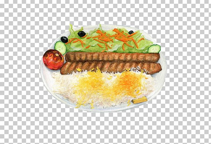 Fast Food Kabab Koobideh Chelow Kabab Kebab Jujeh Kabab PNG, Clipart, Chef, Color, Color Painting, Cooking, Cuisine Free PNG Download