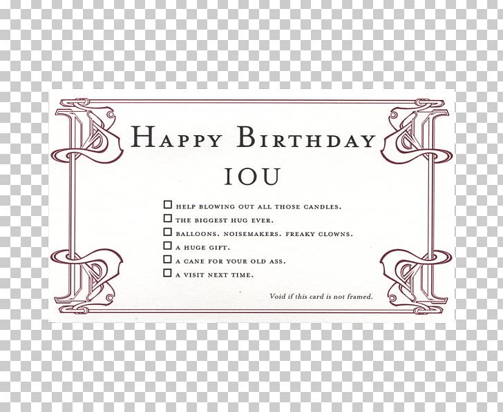 Greeting & Note Cards IOU Gift Birthday E-card PNG, Clipart, Area, Birthday, Birthday Card, Christmas, Christmas Card Free PNG Download