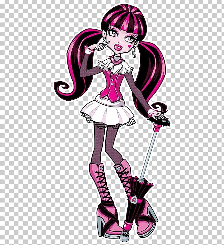 Frankie Stein Monster High Draculaura Doll PNG, Clipart, Anime, Cartoon, Fictional Character, Girl, Magenta Free PNG Download