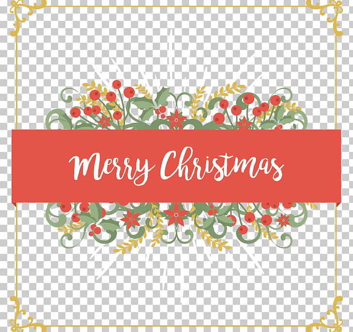 Christmas Card Euclidean PNG, Clipart, Banner, Border, Border Frame, Christmas Decoration, Christmas Tree Free PNG Download