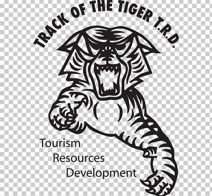 Track Of The Tiger T.R.D.Co. PNG, Clipart, Animals, Art, Big Cats, Black, Black And White Free PNG Download