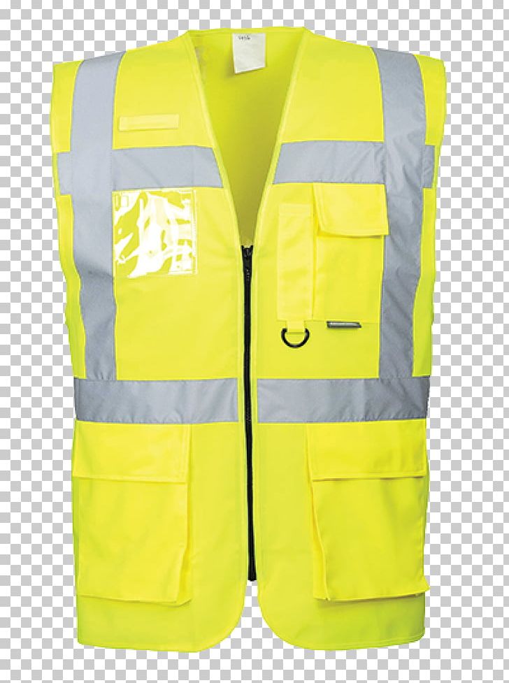 High-visibility Clothing Gilets Waistcoat Portwest Pocket PNG, Clipart, Berlin, Bodywarmer, Clothing, Executive, Gilets Free PNG Download