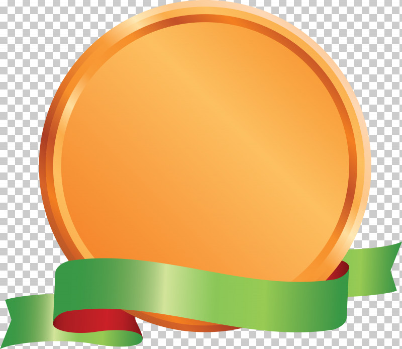 Emblem Ribbon PNG, Clipart, Emblem Ribbon, Green, Orange Free PNG Download