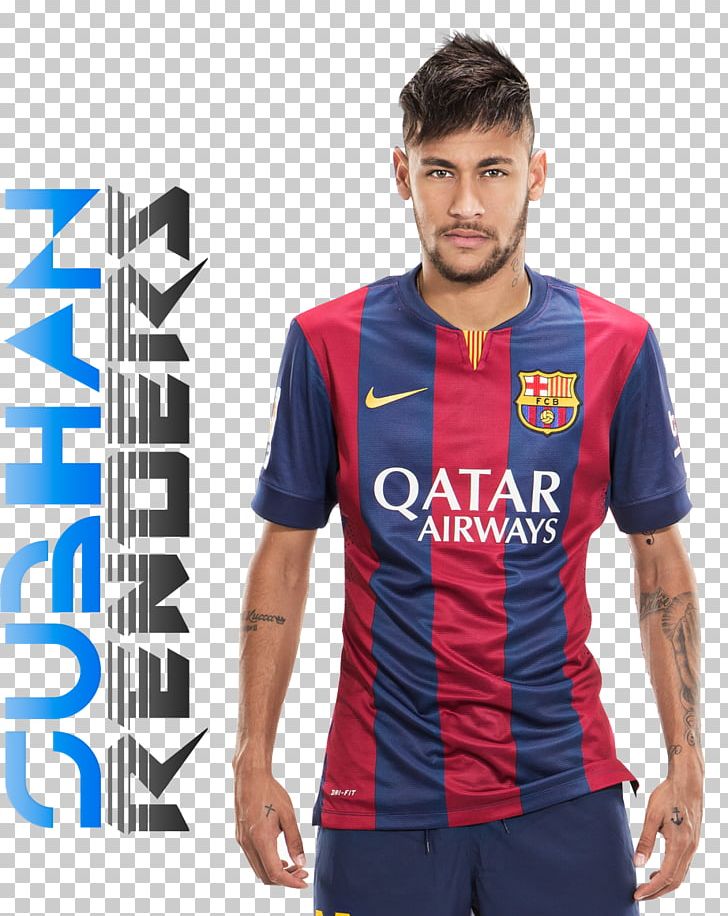 Neymar FC Barcelona Camp Nou Brazil National Football Team Pro Evolution Soccer 2016 PNG, Clipart, Blue, Celebrities, Clothing, Electric Blue, Football Free PNG Download