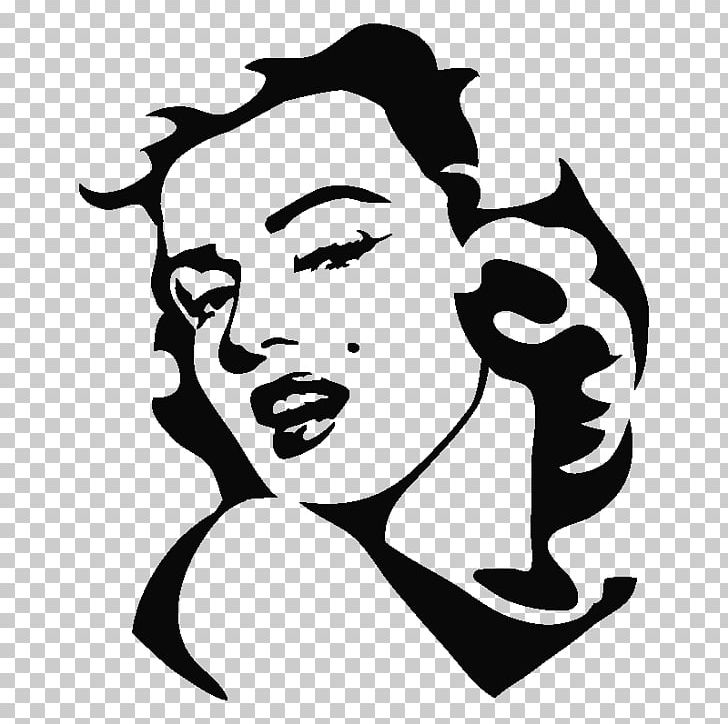 Stencil Wall Decal Sticker Actor PNG, Clipart, Art, Artwork, Black, Black And White, Celebrities Free PNG Download