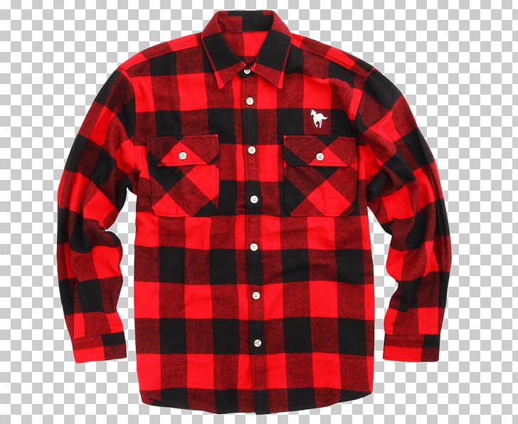 Tartan Flannel Red Textile T-shirt PNG, Clipart, Button, Check, Clothing, Dress Shirt, Flannel Free PNG Download