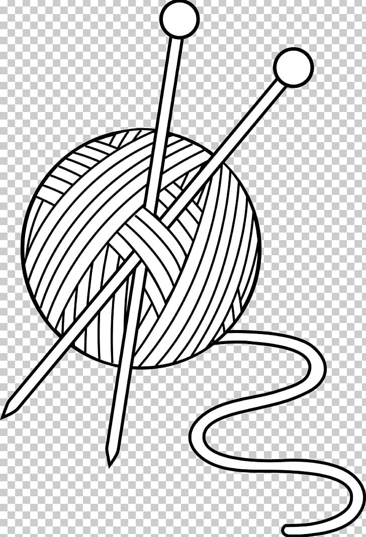 Yarn Wool Knitting PNG, Clipart, Area, Black And White, Crochet, Crochet Hook, Crochet Thread Free PNG Download