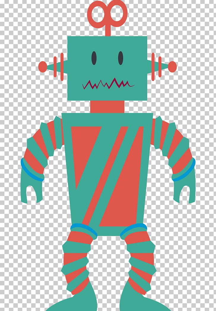 Robot Flat Design PNG