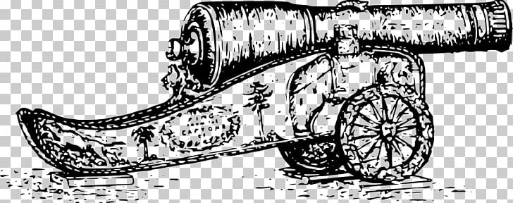 Weapon Cannon Artillery PNG, Clipart, Art, Artillery, Automotive Design, Black And White, Cannon Free PNG Download