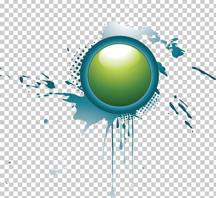 Blue Green Ink Background Button PNG, Clipart, Abstract Art, Art, Background, Brand, Button Free PNG Download