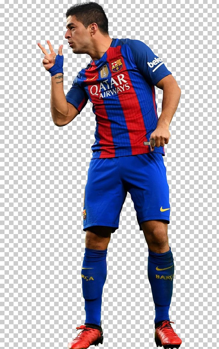 Luis Suárez FC Barcelona Sport Football Player Jersey PNG, Clipart, 2016, 2017, Blue, Electric Blue, Fc Barcelona Free PNG Download