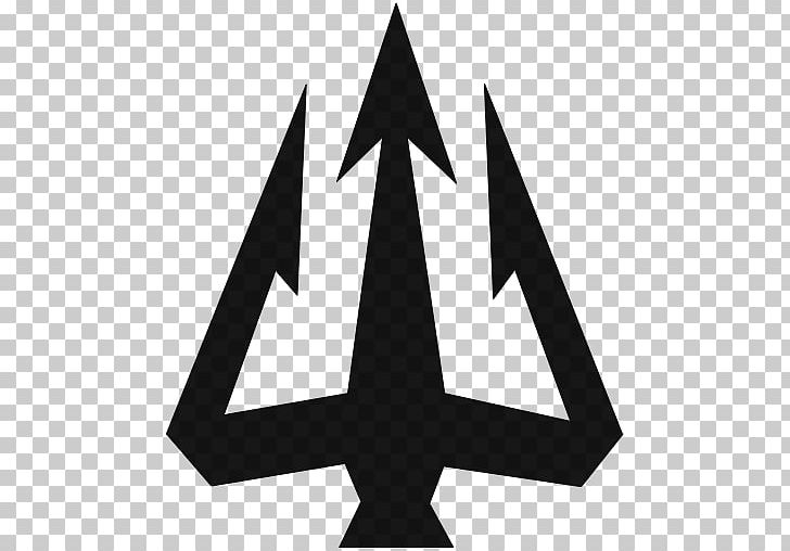 Logo Poseidon Trident Symbol PNG, Clipart, Angle, Art, Black, Black And White, Brand Free PNG Download