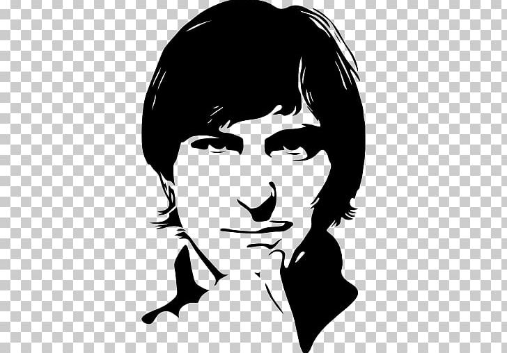 Steve Jobs Apple PNG, Clipart, Art, Beauty, Black, Black And White, Black Hair Free PNG Download
