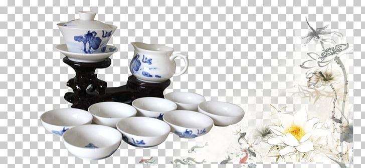Blue And White Pottery Porcelain Teaware PNG, Clipart, Chinese, Chinese Style, Chinoiserie, Christmas Decoration, Culture Free PNG Download