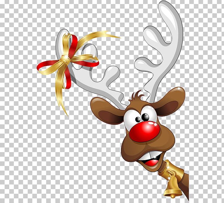 Reindeer Rudolph Santa Claus Christmas PNG, Clipart,  Free PNG Download