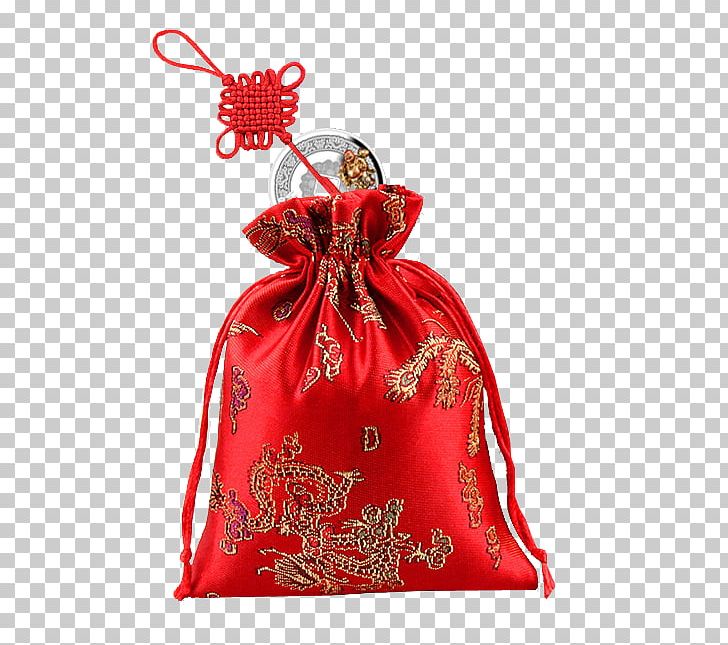 Silver Coin Gift Franc PNG, Clipart, Bag, Budai, Budda, Christmas Decoration, Christmas Ornament Free PNG Download