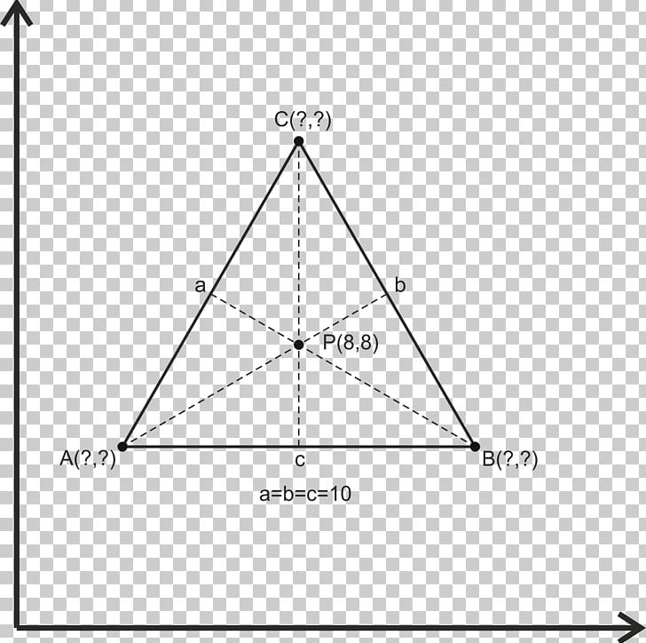 Equilateral Triangle Cartesian Coordinate System Plane PNG, Clipart, Angle, Area, Art, Black And White, Calculation Free PNG Download