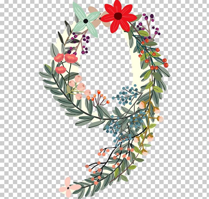 Numerical Digit Number Flower PNG, Clipart, Arabic Numerals, Birthday, Branch, Christmas Decoration, Christmas Ornament Free PNG Download