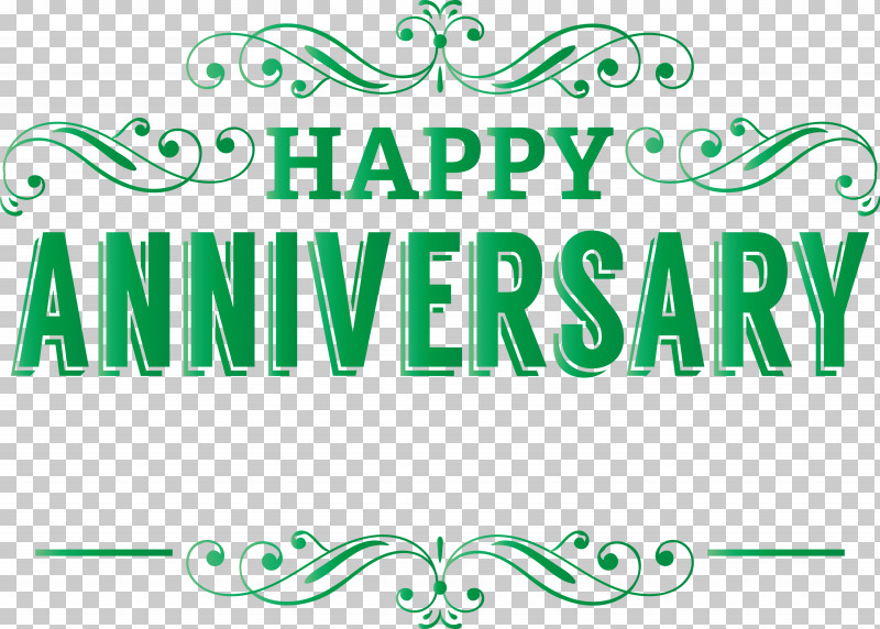 Happy Anniversary PNG, Clipart, Area, Green, Happy Anniversary, Leaf, Line Free PNG Download
