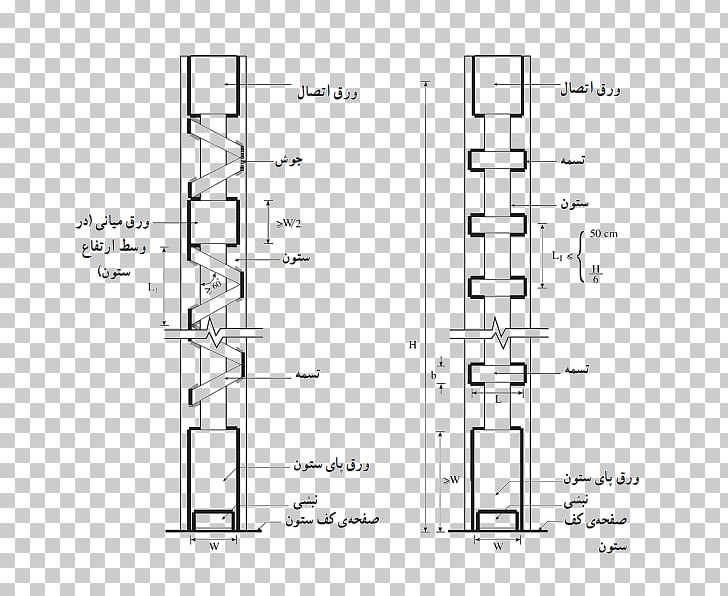 Column Structure Drawing Steel Frame PNG, Clipart, Angle, Bast, Black And White, Column, Diagram Free PNG Download