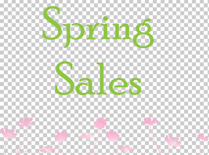 Spring Sales Spring Bargain PNG, Clipart, Green, Line, Logo, Pink, Plant Free PNG Download