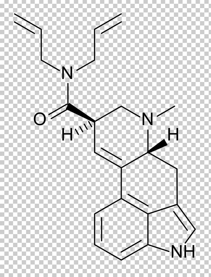 Lysergic Acid Diethylamide 1P-LSD AL-LAD Lysergamides PNG, Clipart, Ald52, Allad, Angle, Area, Black And White Free PNG Download