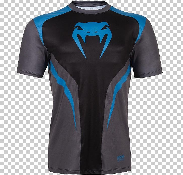 T-shirt Venum Martial Arts Clothing Rash Guard PNG, Clipart, Active Shirt, Blue, Brazilian Jiujitsu, Clothing, Combat Free PNG Download